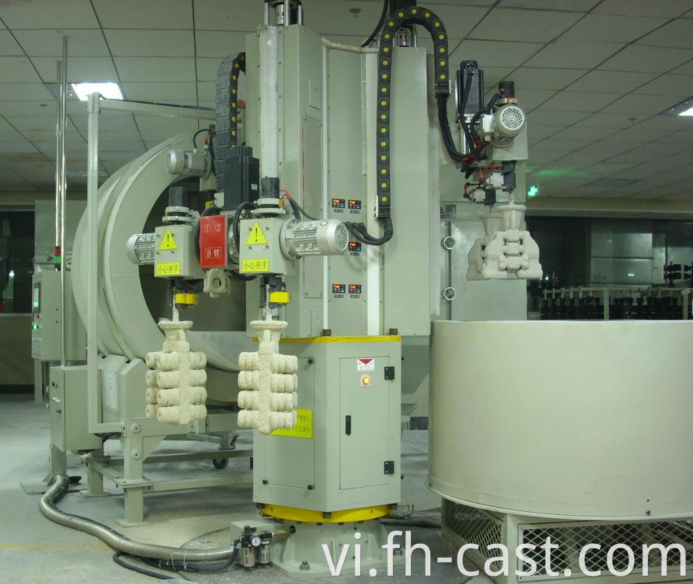  Eight arm shell making manipulator